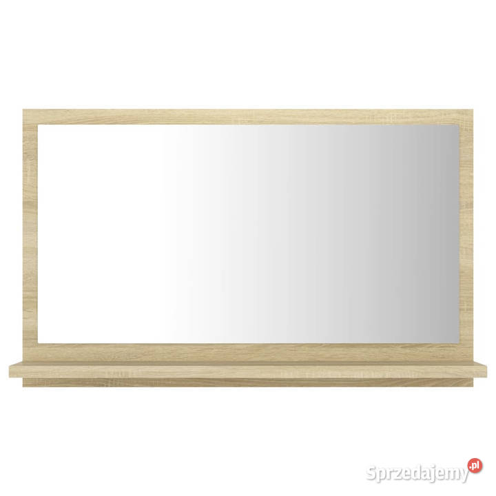 Lustro łazienkowe dąb sonoma 60x105x37 WM804565 Dom i Ogród