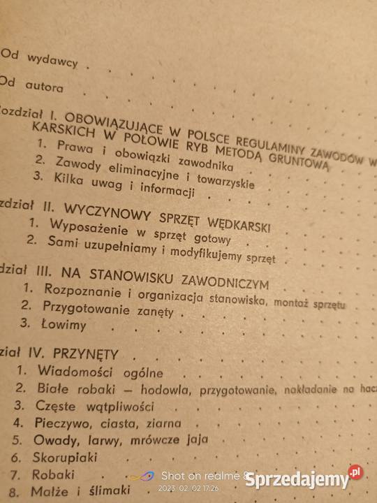 Wędkarstwo sportowe książki Warszawa księgarnia Poradniki, albumy i reportaże sprzedam