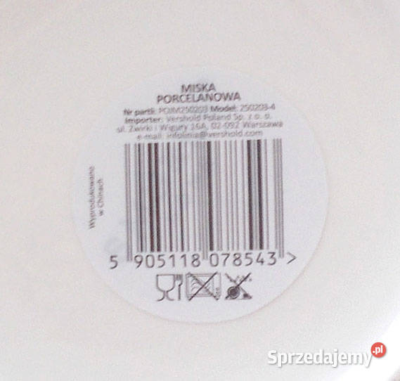 porcelanowa salaterka w kwiatki łąka miseczka z Dom i Ogród