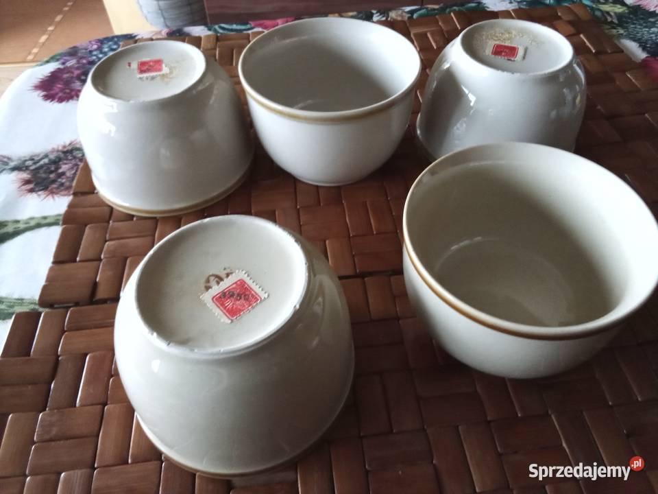 Prl miseczki Mirostowice etykiety 5 Łódź sprzedam