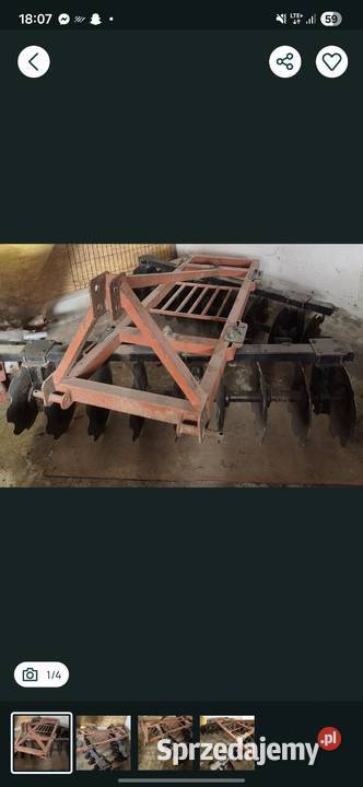 Talerzówka 2x9 3 podpory Starachowice