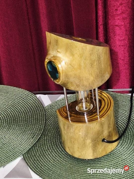 Lampka drewniana Lampy stołowe i nocne Lublin