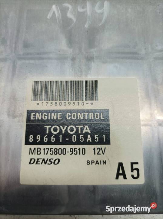 STEROWNIK SILNIKA 8966105A51 20 D 126 Toyota
