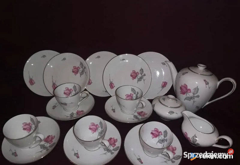 Serwis obiadowy z bilionówkami i talerzami do Antyki, Sztuka, Kolekcje Gdańsk sprzedam