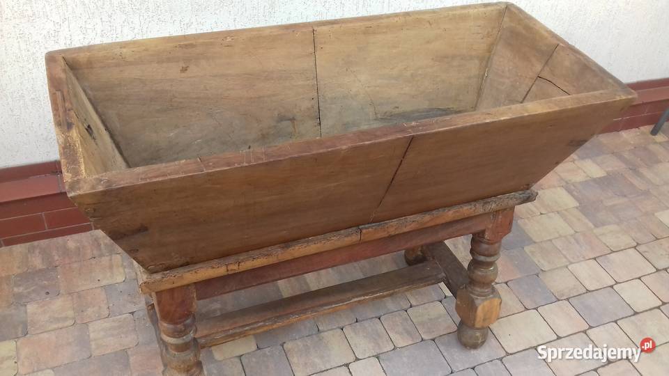Stół do robienia ciasta XVIII wiek unikat warmińsko-mazurskie Orneta