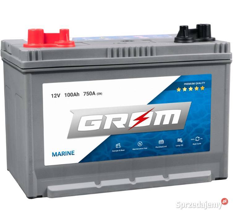 Akumulator 100Ah 750A GROM MARINE M31DC