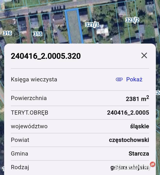 Działka budowlana Własna
