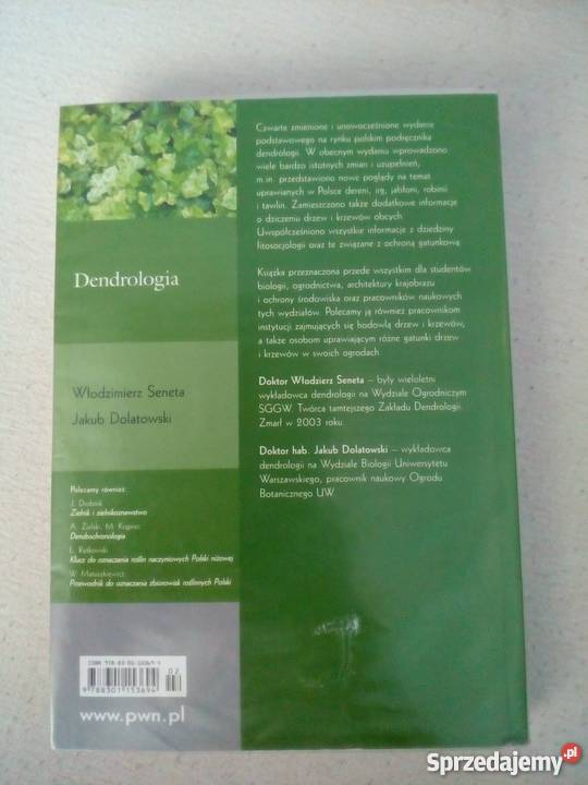 Książka Dendrologia Seneta Dolatowski Pozostałe Hajnówka