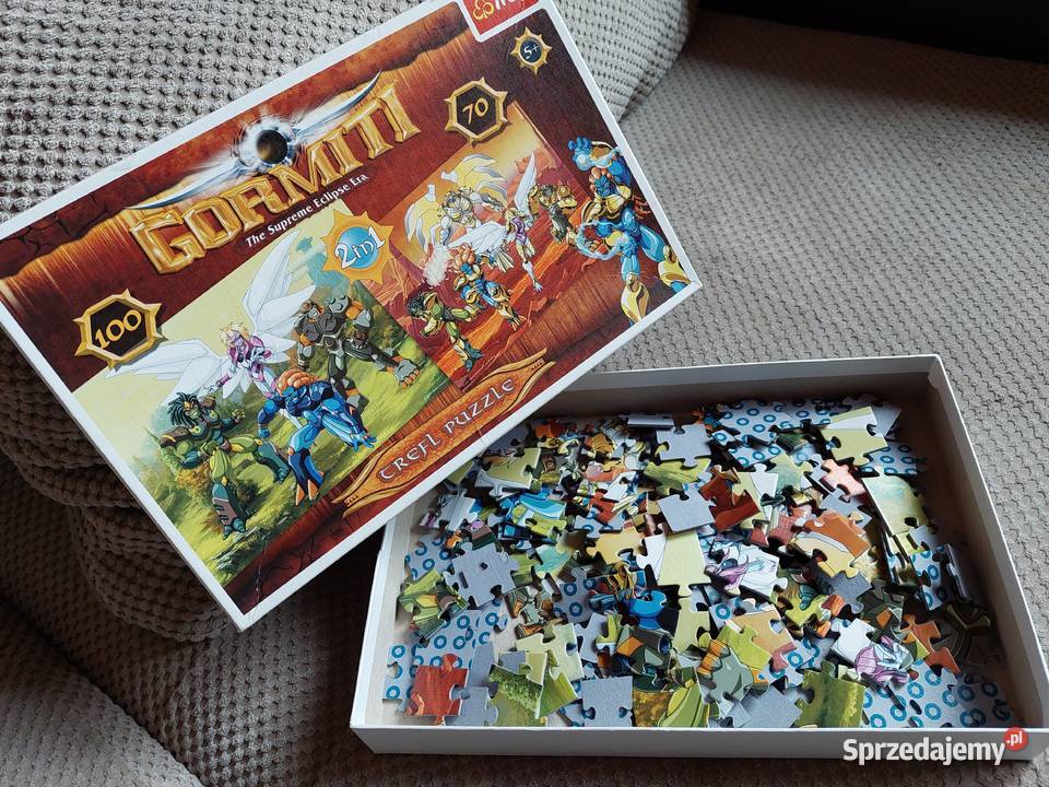 Trefl puzzle 100 i 70 GORMITI Kraków sprzedam