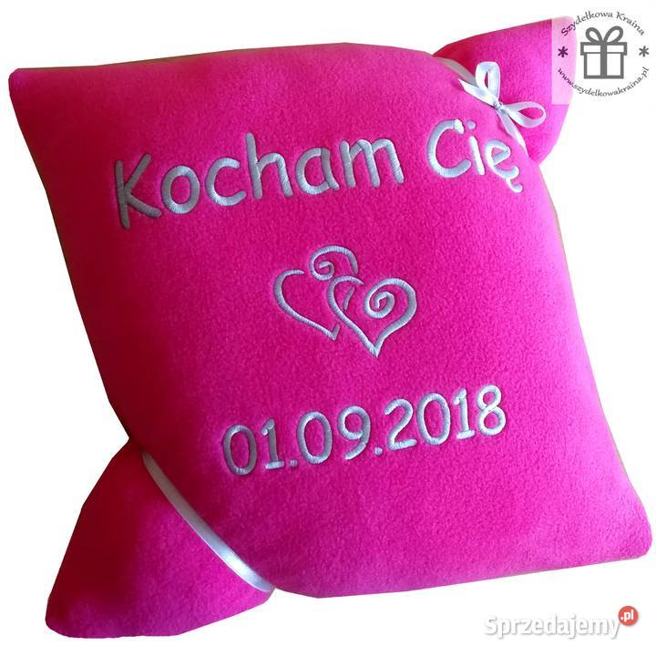 Poduszka z imieniem dziecka HAFT prezent Toruń