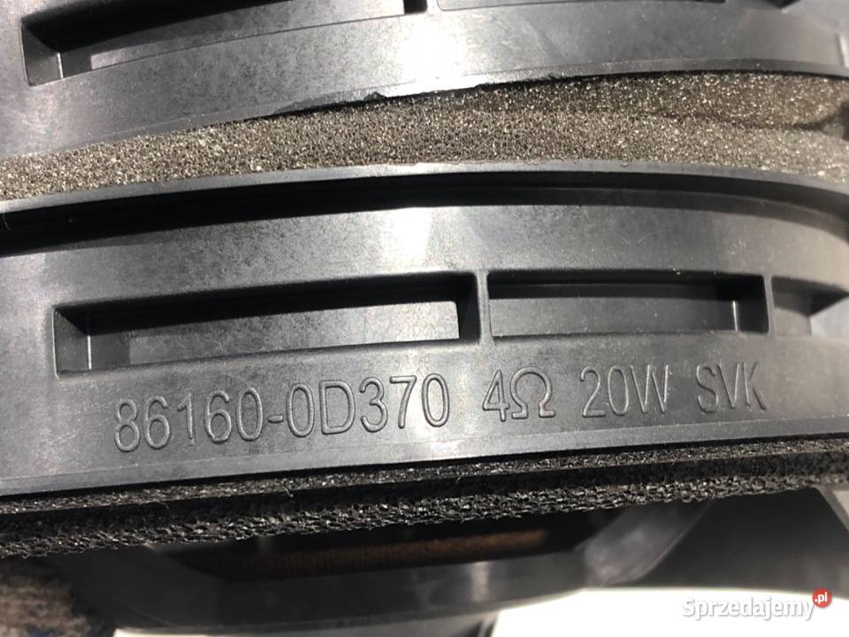 GŁOŚNIKI KOMPLET TOYOTA CHR 861600D370 Crossover podkarpackie