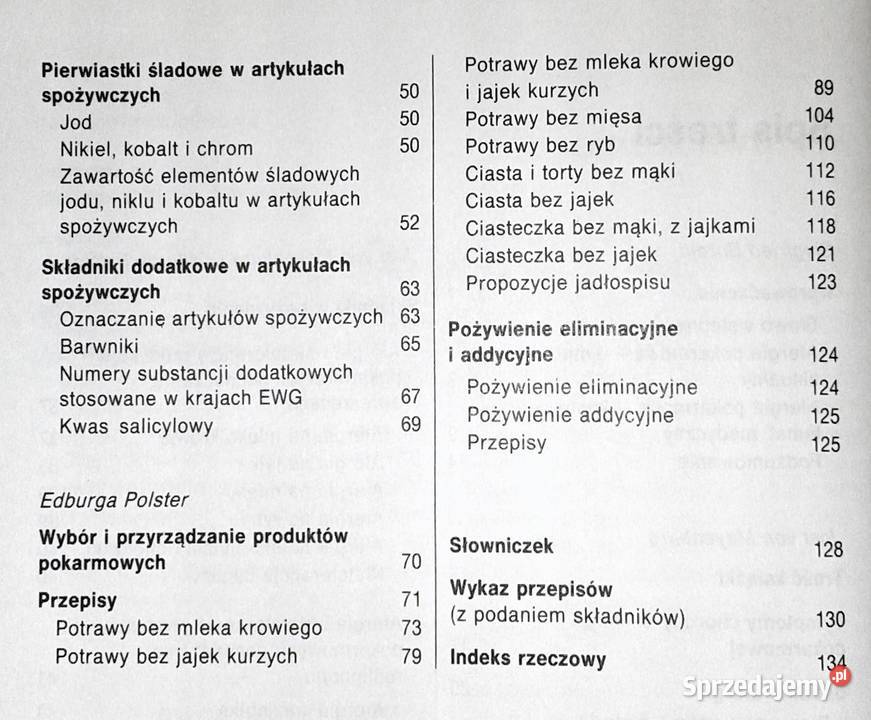 Dieta alergików Siegfried Borelli Jost von Chełm