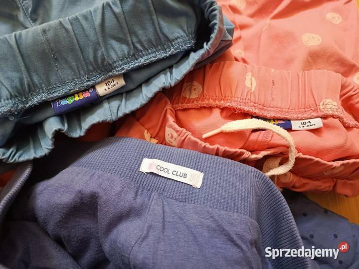 3x chinosy długie spodnie dziewczynki rozmiar mazowieckie Warszawa