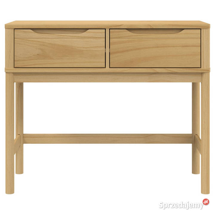 Stolik konsolowy FLORO woskowy brąz 895x365x73 Warszawa sprzedam