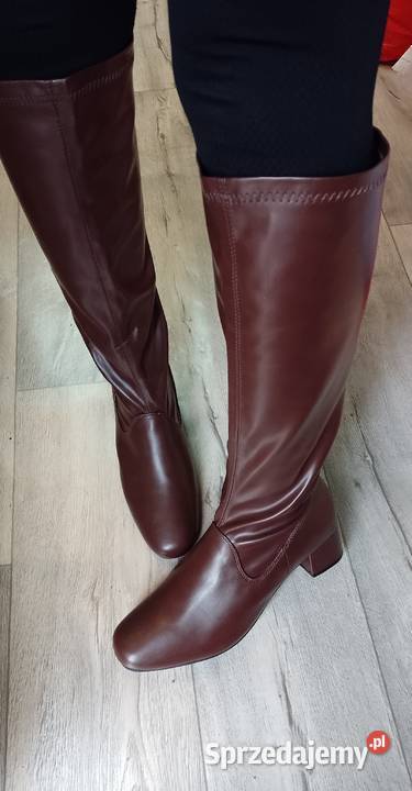 43 Brązowe kozaki wieczorowe NOWE małopolskie Kraków