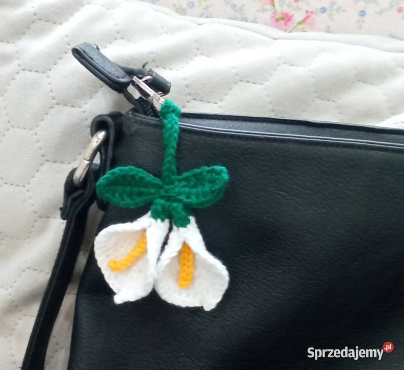 Kalie wykonane na szydełku brelok do kluczy Rękodzieło