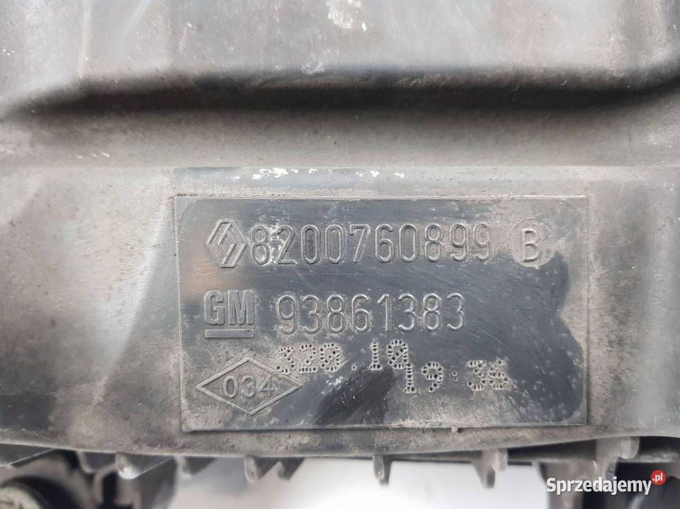 OBUDOWA FILTRA 8200760899 VIVARO osobowe Lipno