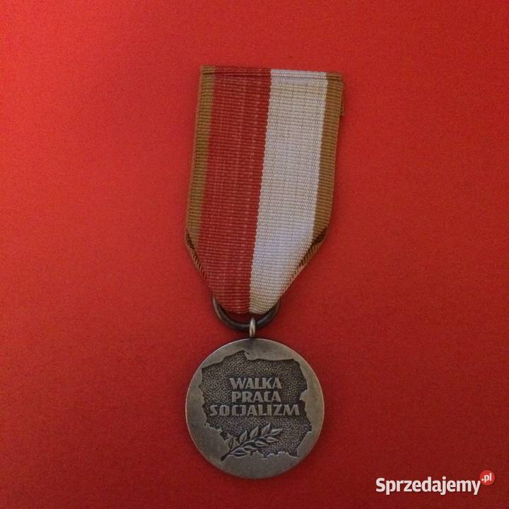 1910 Medal 40lecia PRL Przeradzki zachodniopomorskie