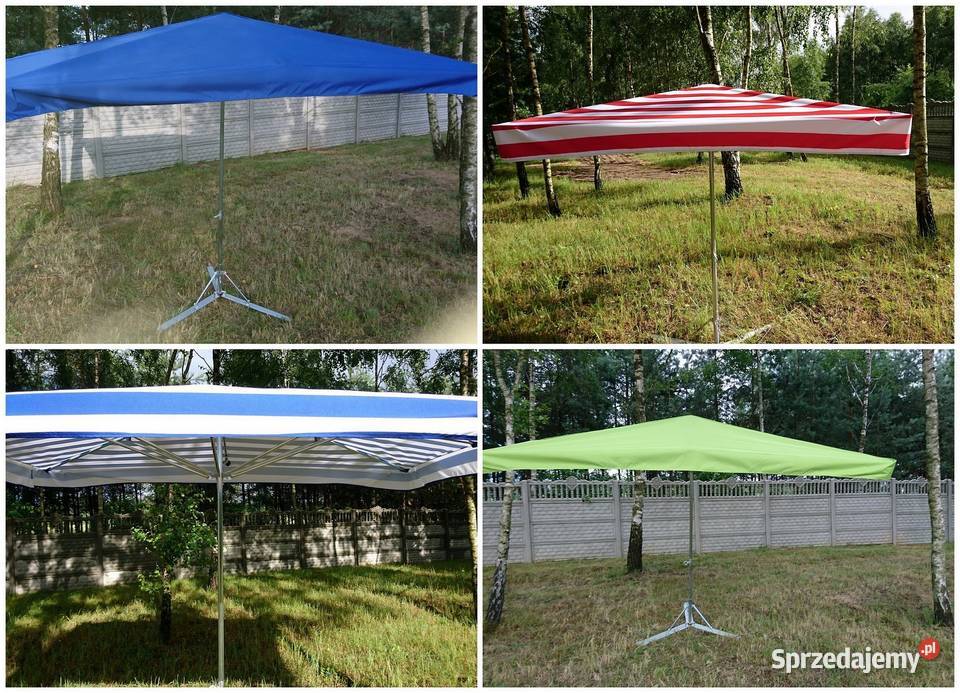 Parasol handlowy 3 x 3 z NADRUKIEM Konradów