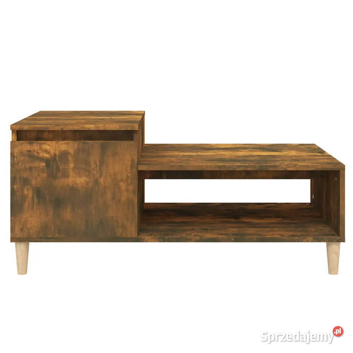 Stolik kawowy przydymiony dąb 100x50x45 WM821129