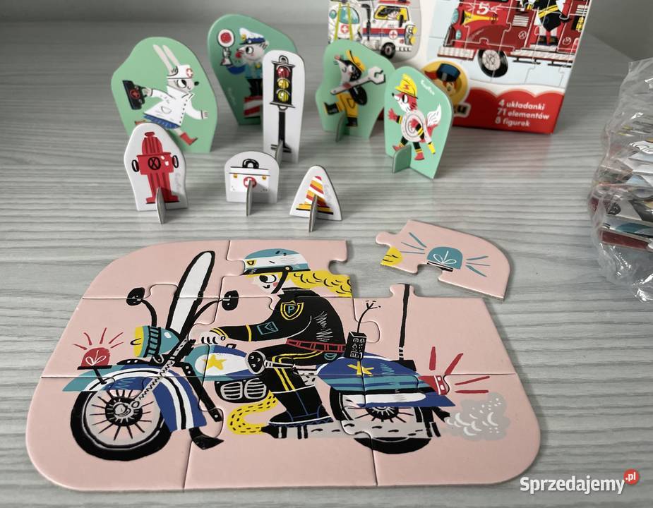 Zabawki Puzzle progresywne CzuCzu Pojazdy w 3 lata+ sprzedam