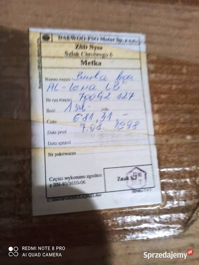 Nowe burty polonez truck osobowe Warszawa