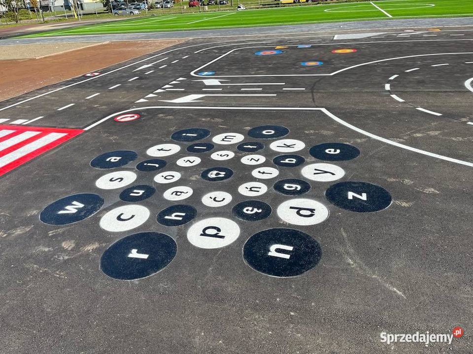 Alfabetgra podwórkowa chodnikowa Strefy Gier Pozostałe