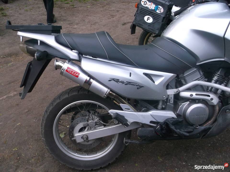 HUZAR EXHAUST wydech tłumik OWAL Honda Transalp Błażowa