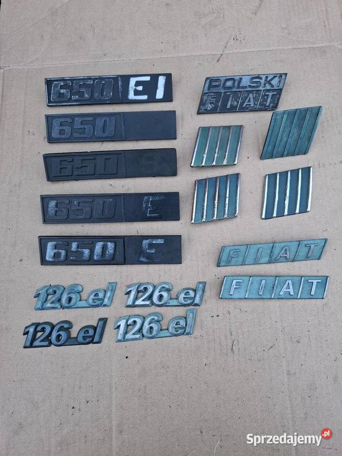 Emblemat znaczek logo Fiat 126p Maluch Strzelce Opolskie