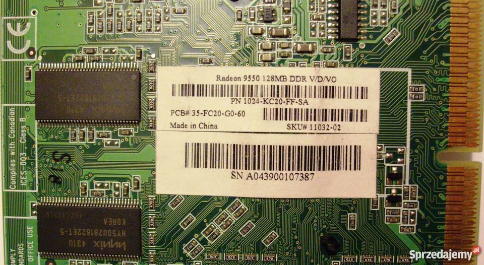 Karta graficzna SAPPHIRE Radeon 9550 128MB DVI D-Sub  Lublin
