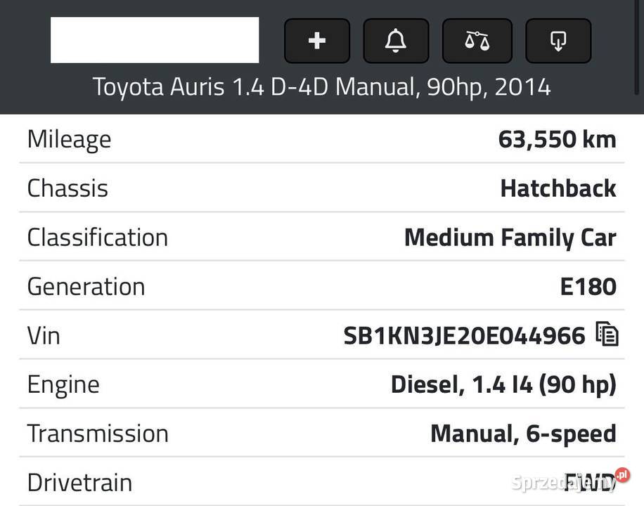 SILNIK 1ND Toyota Auris 14 D4D 90 1NDTV diesel Silniki kompletne lubelskie Chełm
