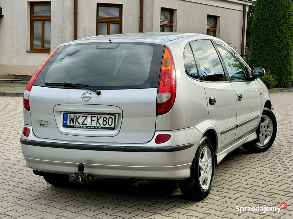 Nissan Almera Tino 18i 116 Kamera Nawigacja kurtyny powietrzne mazowieckie Zwoleń sprzedam