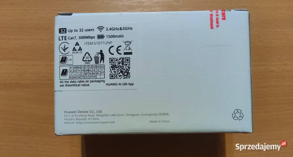 Router mobilny Huawei E5783 4G LTE Darmowa Żyrardów