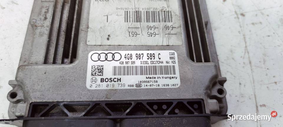 STEROWNIK SILNIKA AUDI A6 C7 A7 30 TDI Komputery