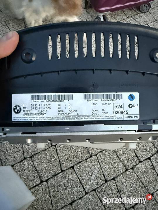 Wyświetlacz nawigacja BMW 65829114362 osobowe Krotoszyn sprzedam