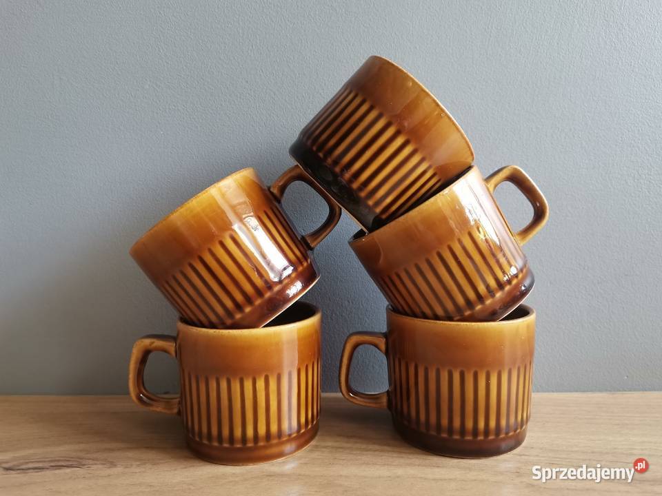 Stare nieużywane filiżanki Kera Vitral 5 sztuk śląskie Siemianowice Śląskie