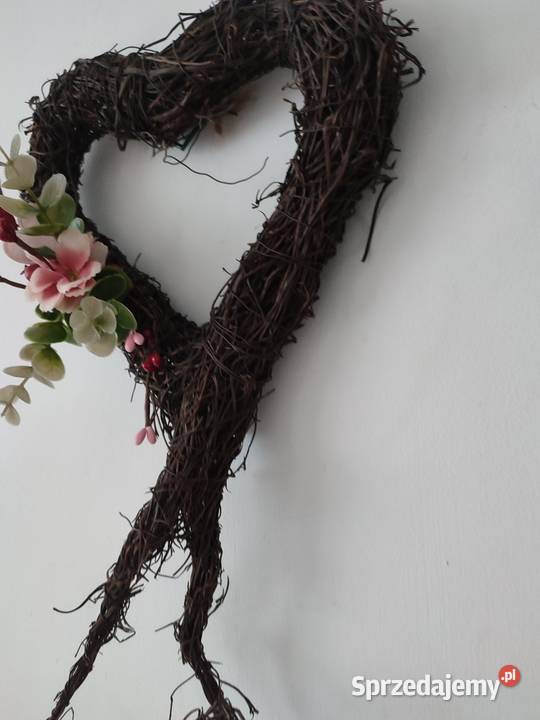Wianek serce faszyna małe wielokolorowy śląskie Sosnowiec
