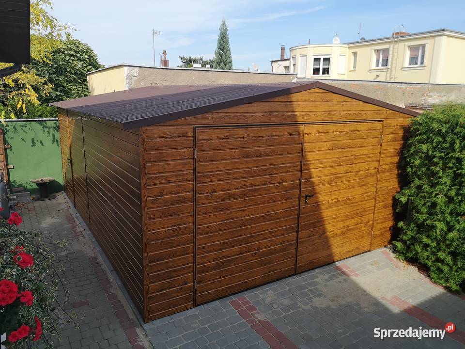 Garaże blaszane na każdy wymiar mocny trapez kujawsko-pomorskie Brodnica