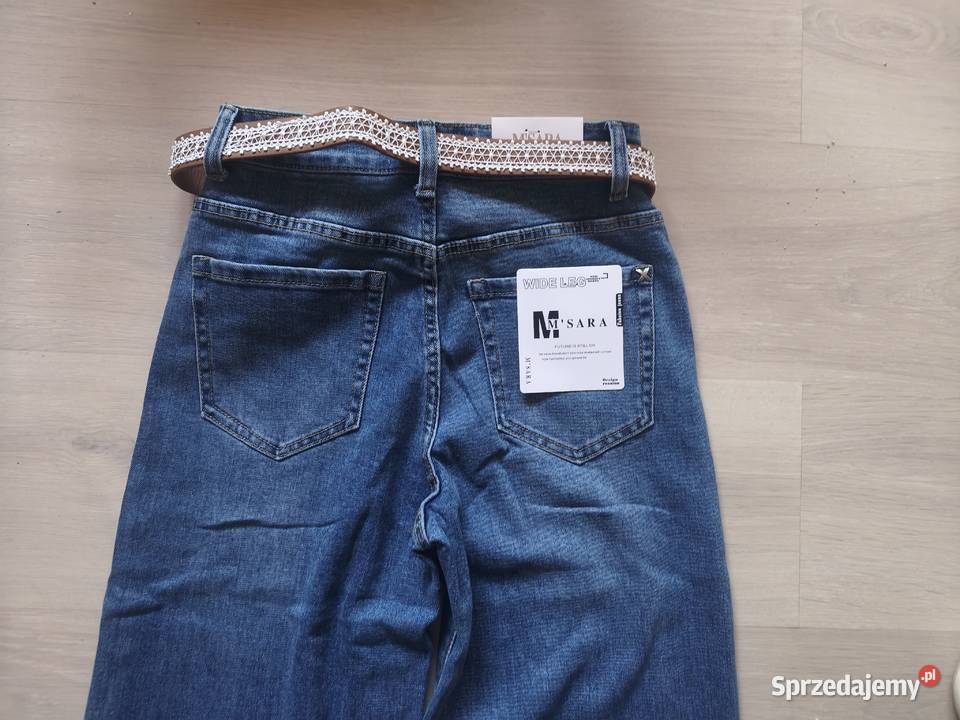 Spodnie jeans szwedy firmy Msara niebieski Tarnów sprzedam