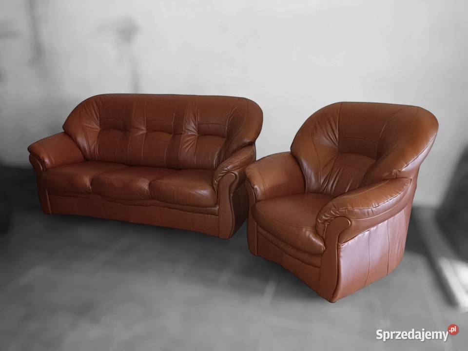 Nowy Komplet 3R21 De Lux Skóra Naturalna 40 Olesno sprzedam