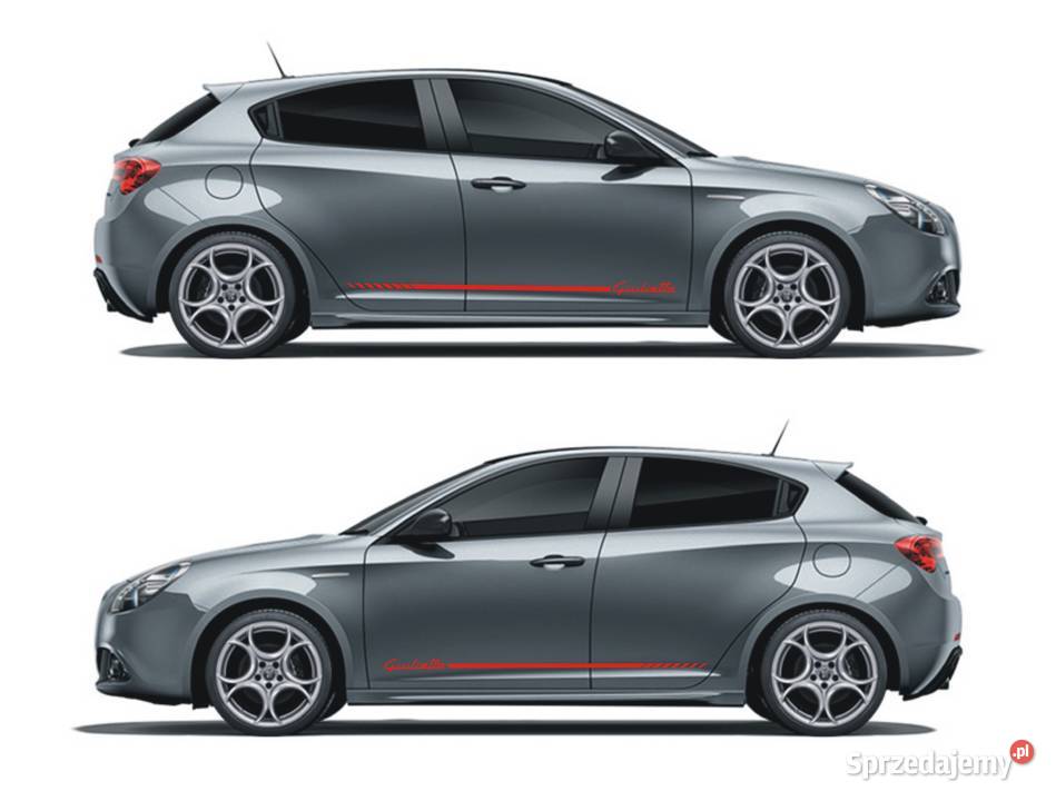 Giulietta Alfa Romeo Naklejki Pasy Boczne na małopolskie Kraków