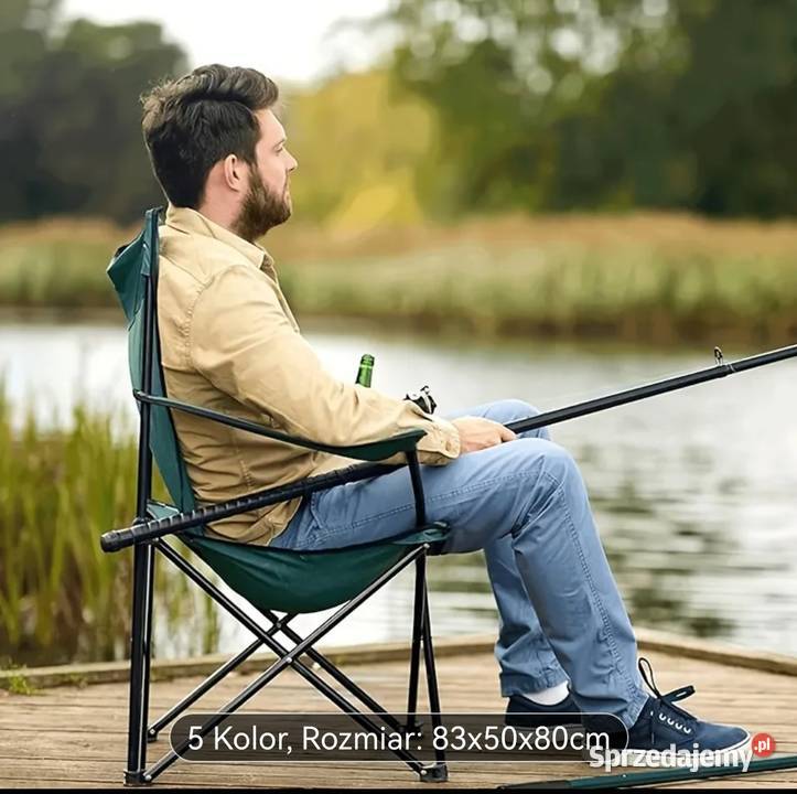Krzesło kempingowe wędkarskie Ząbki