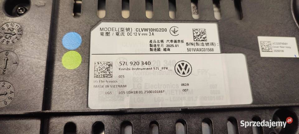 VW TAYRON LICZNIK VIRTUAL KOKPIT 4 57L920340