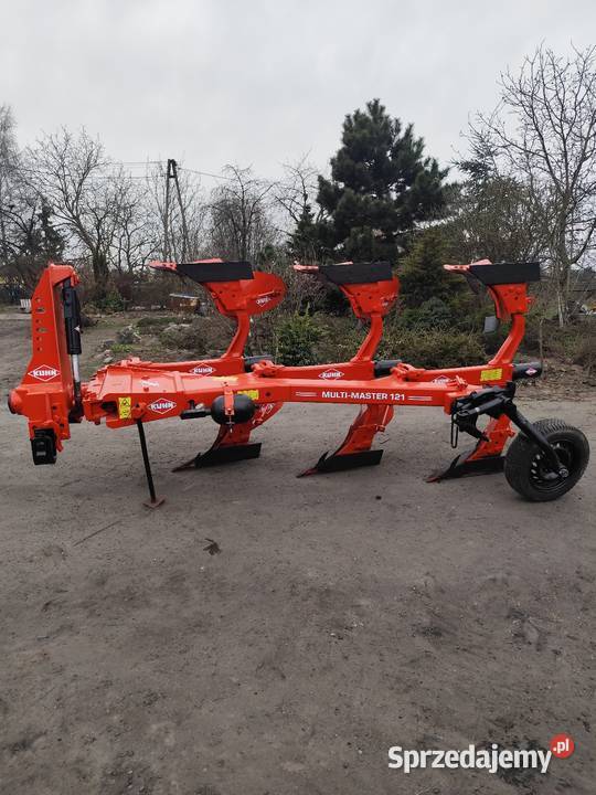 Pług obrotowy Kuhn 3 skibowy zabezpieczenie Żychlin