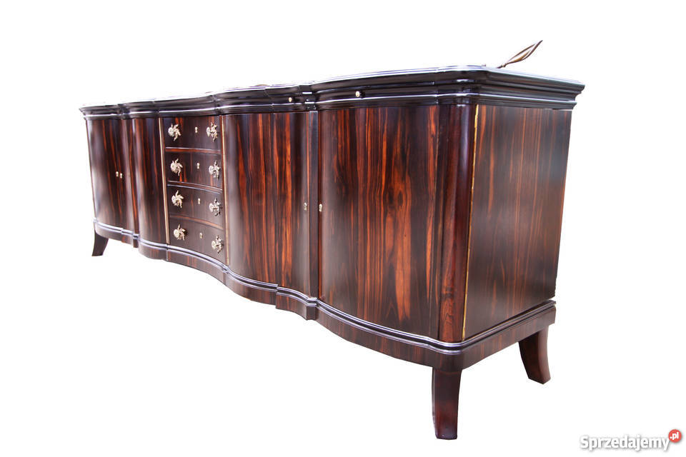 Eskluzywny bufet heban makassar ART DECO z 1930
