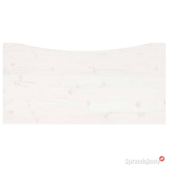 Blat biurka biały 100x50x25 lite drewno sosnowe Warszawa