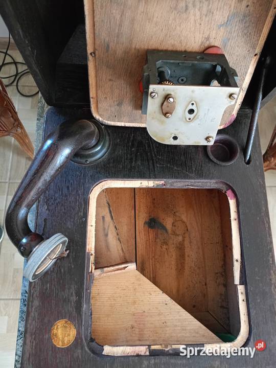 Zabytkowy Patefon Unikat Stary Drawski Młyn