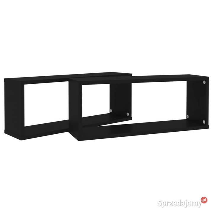 Półki ścienne kostki 2 czarne 60x15x23 WM807136 Warszawa