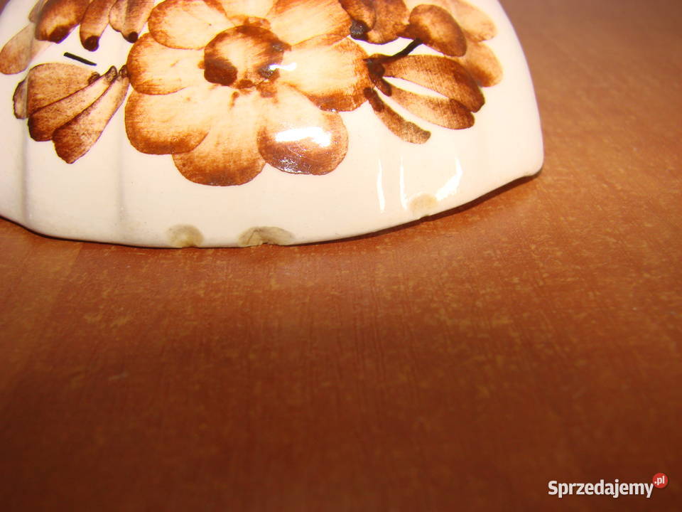 ZF Koło fajansowy świecznik 3 raminny pomorskie Pruszcz Gdański sprzedam