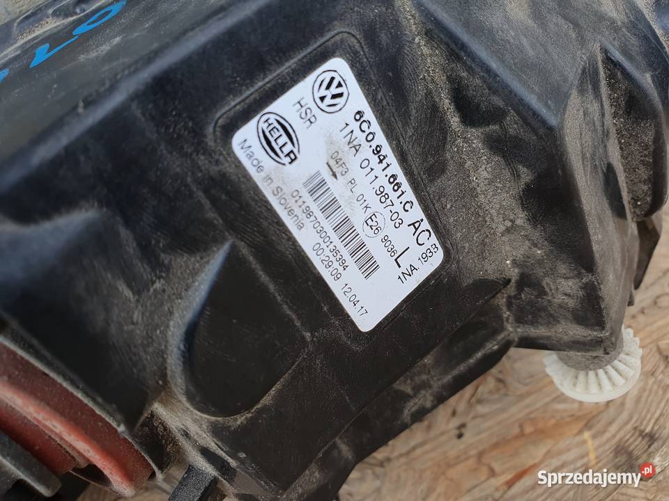 VW POLO V LIFT 6C HALOGEN LEWY ZDERZAKA PRZÓD sprzedam